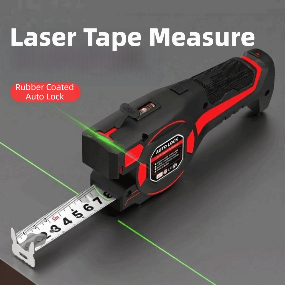 Industrial Laser Tape Measure - Cinta Métrica Láser 3 en 1,