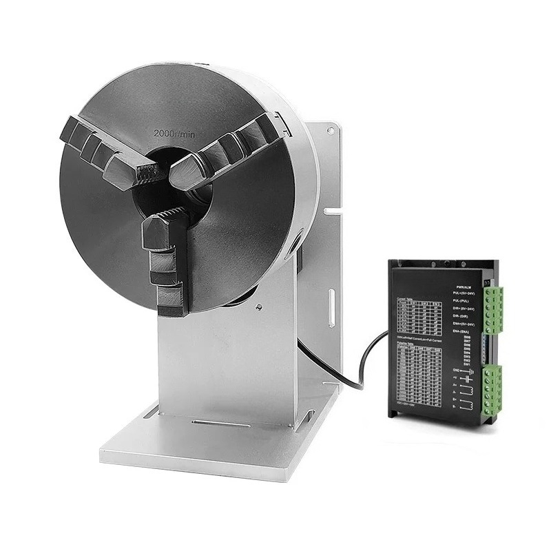 Industrial Laser Marking - Accesorio de Eje Rotatorio Industrial Compatible
