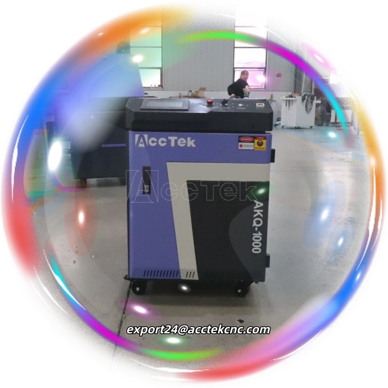 Industrial Laser Rust Removal Machine - Potente máquina de limpieza láser pulsada