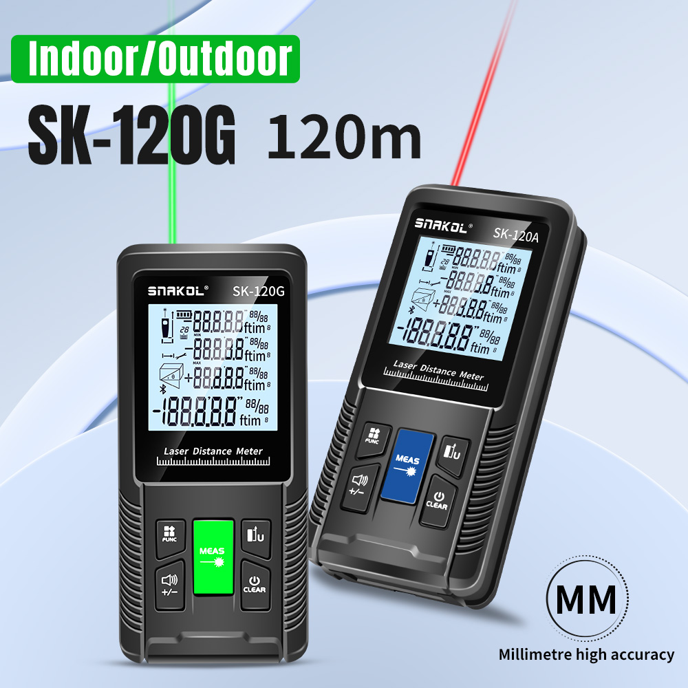 Industrial Laser Tape Measure - Medidor de distancia láser Snakol 40m