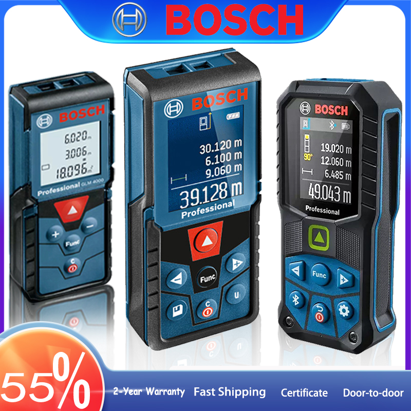 Industrial Laser Tape Measure - Medidor Láser Original BOSCH GLM4000 GLM50