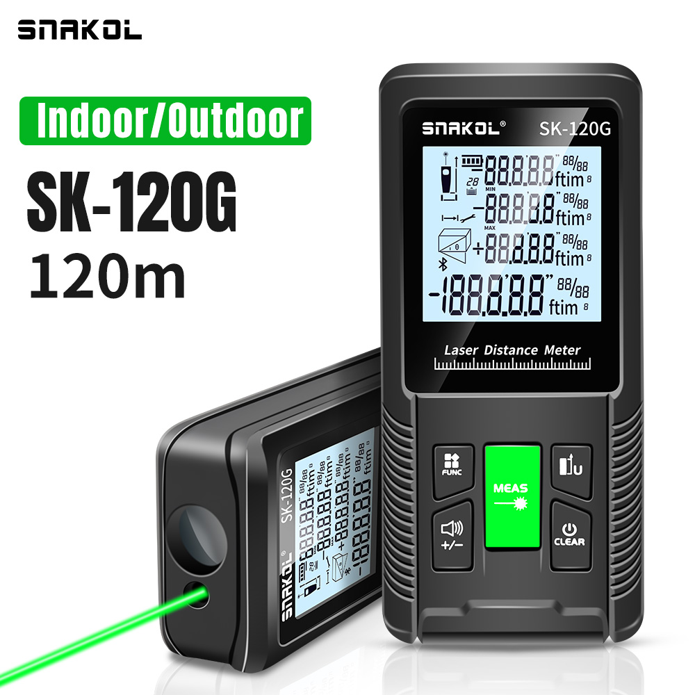 Industrial Laser Tape Measure - SNAKOL - Medidor de Distancia Láser