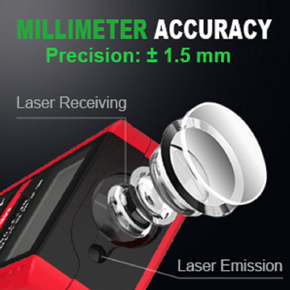 Noyafa-Medidor de distancia lá - Industrial Laser Tape Measure reseña y precio
