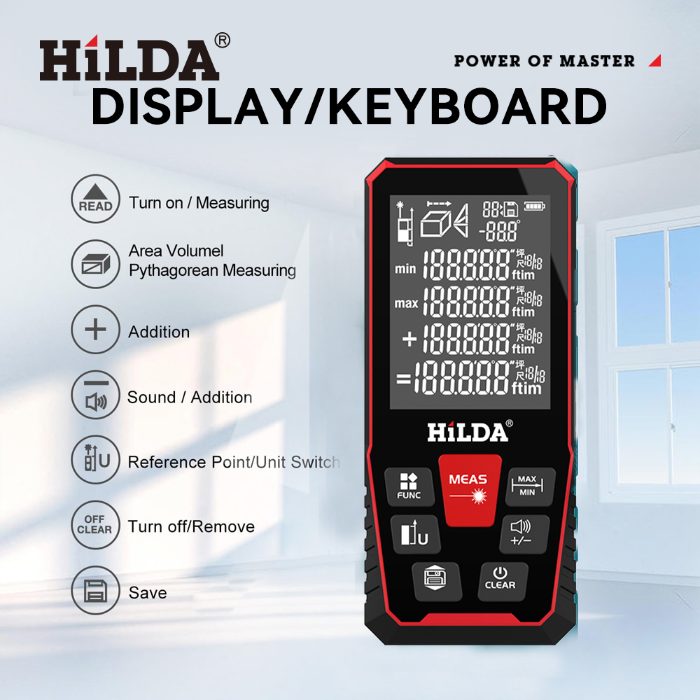 HILDA-telémetro láser Profesio - Industrial Laser Tape Measure reseña y precio