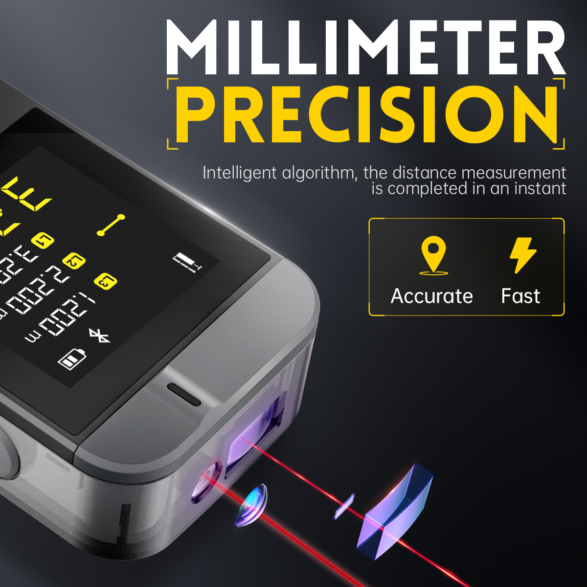 FNIRSI IR40 cinta métrica láse - Industrial Laser Tape Measure reseña y precio