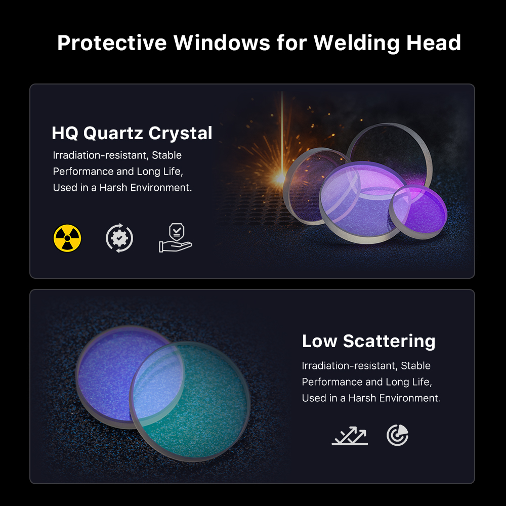 1/10/50/100 Uds ventanas prote - Industrial Laser Welder reseña y precio