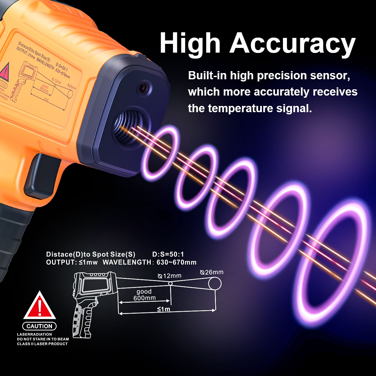 Termómetro infrarrojo profesio - Industrial Laser Blaster reseña y precio