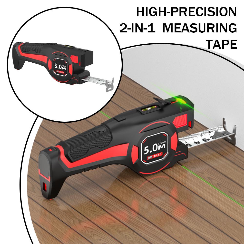 Medidor de Distancia Láser 2 e - Industrial Laser Tape Measure reseña y precio