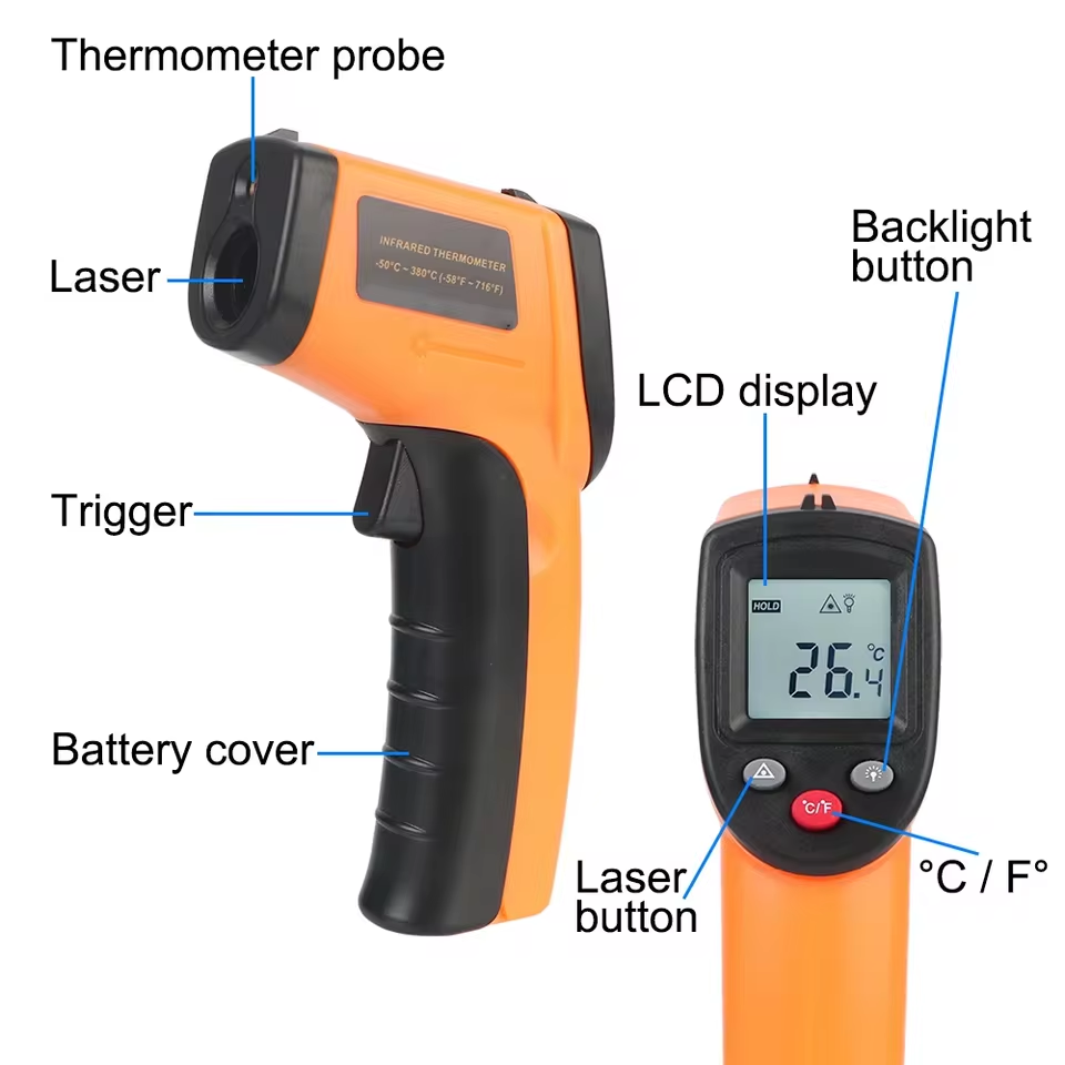 Nuevo Termómetro Infrarrojo Di - Industrial Laser Blaster reseña y precio