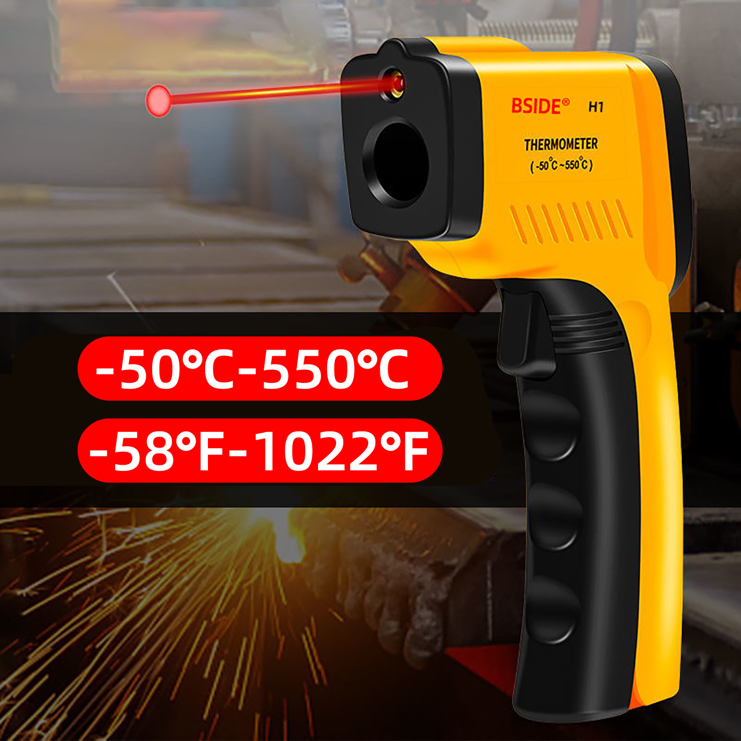 Termómetro Digital infrarrojo  - Industrial Laser Blaster reseña y precio