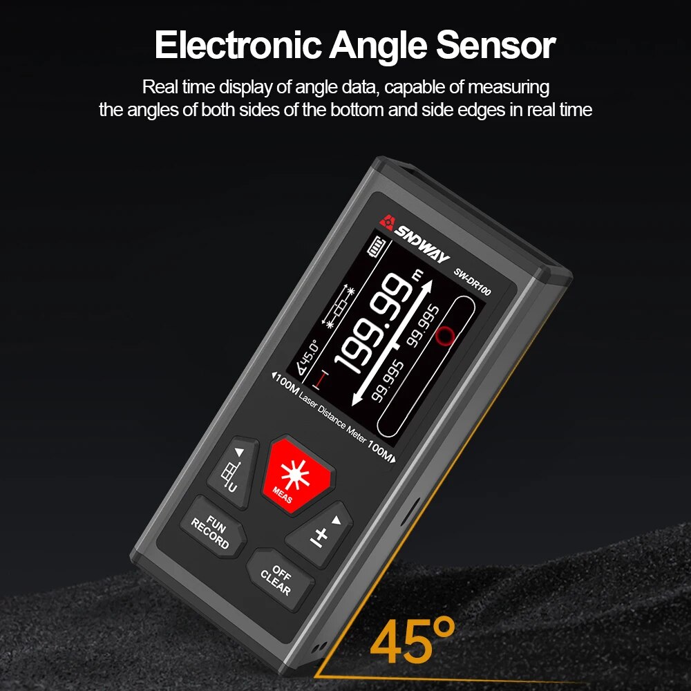 SNDWAY medidor de distancia lá - Industrial Laser Tape Measure reseña y precio