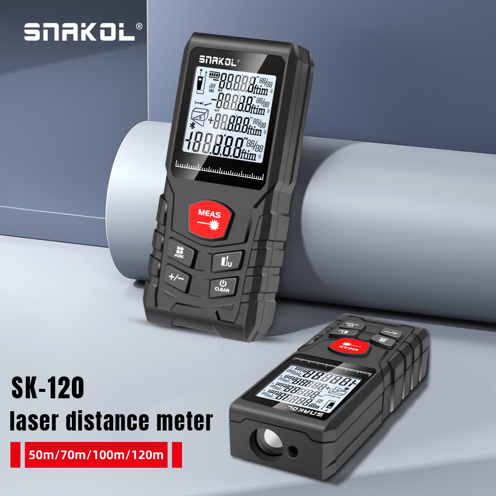 SNAKOL - Medidor de Distancia  - Industrial Laser Tape Measure reseña y precio
