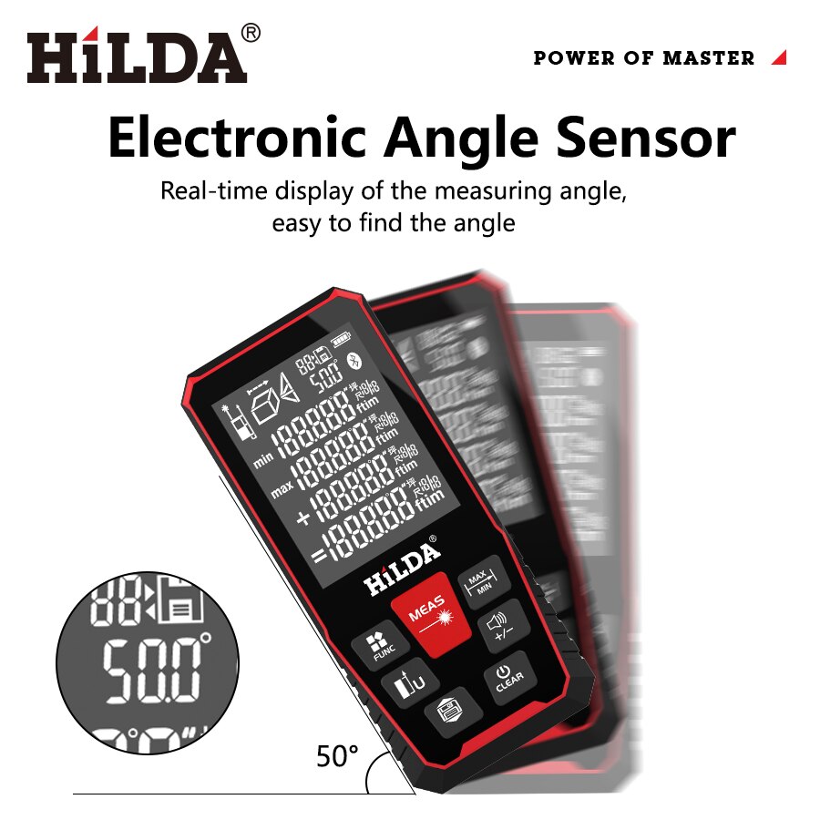 Telémetro Láser HILDA 40/100/1 - Industrial Laser Tape Measure reseña y precio