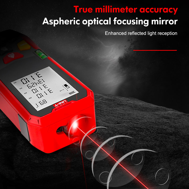 Medidor de Distancia Láser UNI - Industrial Laser Tape Measure reseña y precio