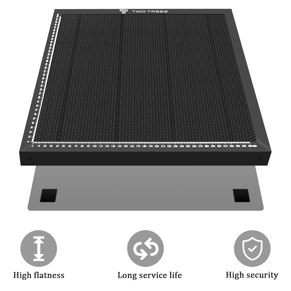 Mesa de trabajo tipo panal de  - Co2 Laser Engraving Machine reseña y precio