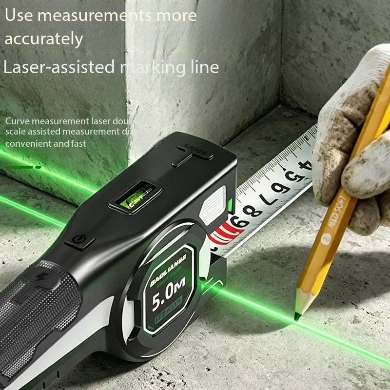 Telémetro láser infrarrojo dig - Industrial Laser Tape Measure reseña y precio